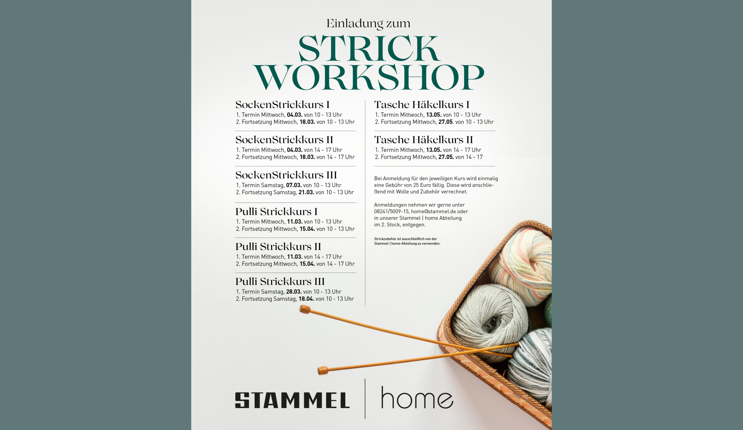 Stammel home Strickworkshop FS26